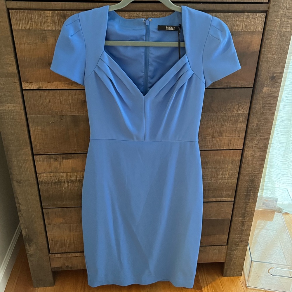 Badgley Mischka Blue Dress - Size 4